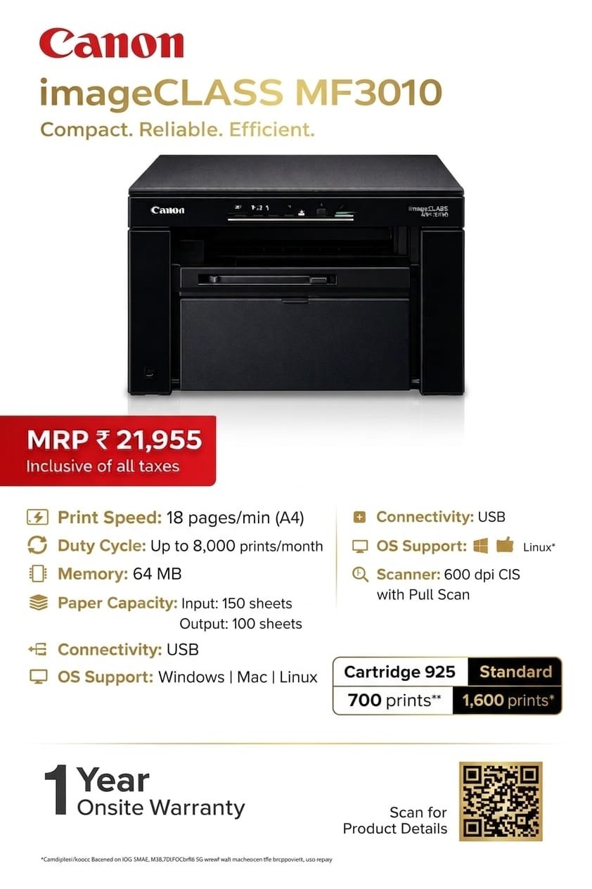 Canon ImageCLASS MF3010